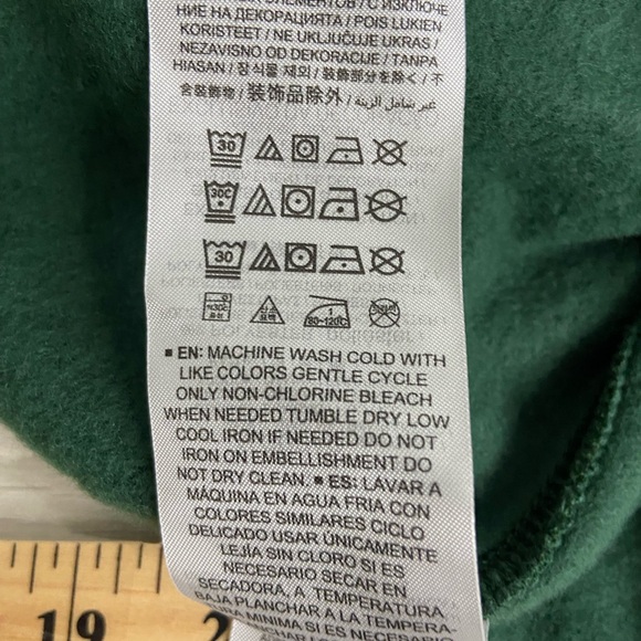 NWT Michigan State University Green Hoodie Mens 2XL Football Fall Sports Fan - Picture 12 of 12